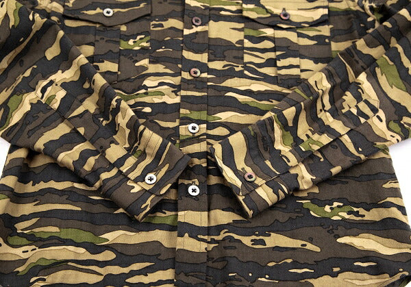 JUNYA WATANABE MAN PINK Camo Print Shirt Green Size S