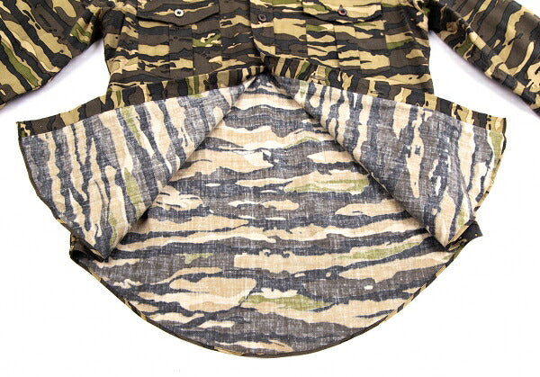 JUNYA WATANABE MAN PINK Camo Print Shirt Green Size S