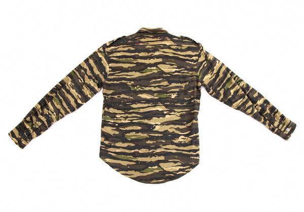 JUNYA WATANABE MAN PINK Camo Print Shirt Green Size S