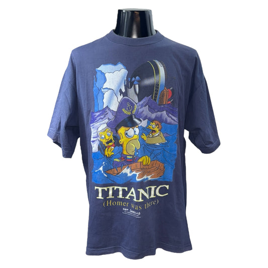 SIMPSONS TITANIC T-Shirt Size XL