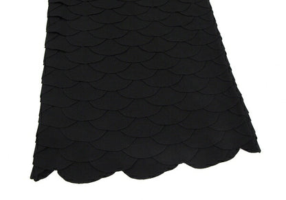 Salvatore Ferragamo Rayon Poly Skirt Black Size L