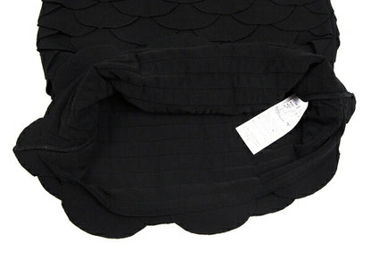 Salvatore Ferragamo Rayon Poly Skirt Black Size L
