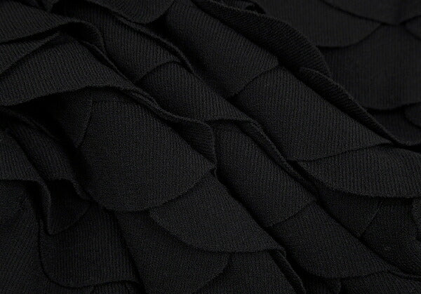 Salvatore Ferragamo Rayon Poly Skirt Black Size L
