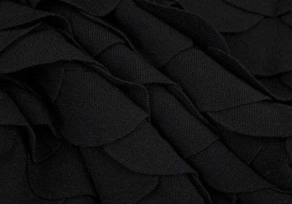 Salvatore Ferragamo Rayon Poly Skirt Black Size L