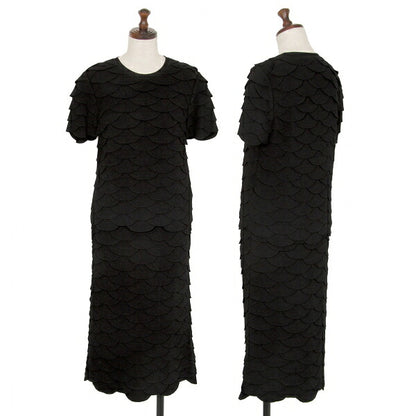 Salvatore Ferragamo Rayon Poly Skirt Black Size L