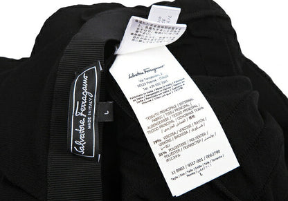 Salvatore Ferragamo Rayon Poly Skirt Black Size L