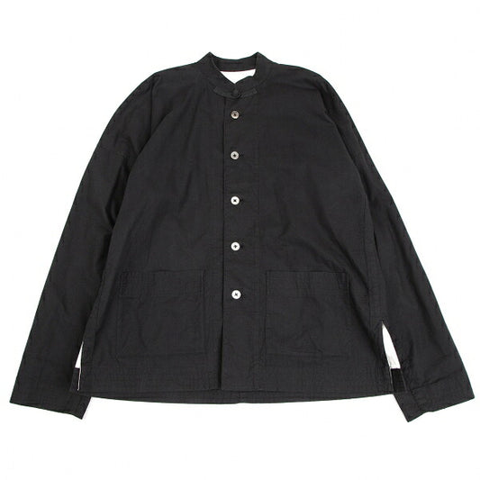 Y's for men Cotton China Button Jacket Charcoal Black Size 3