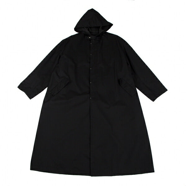 Y's for men Rubber Bonded Hooded Coat Black Size L