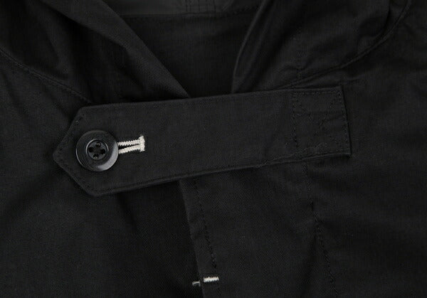 Y's for men Rubber Bonded Hooded Coat Black Size L