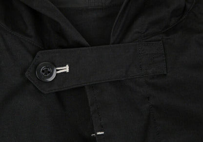 Y's for men Rubber Bonded Hooded Coat Black Size L