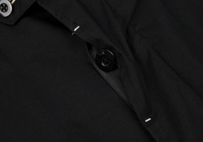 Y's for men Rubber Bonded Hooded Coat Black Size L