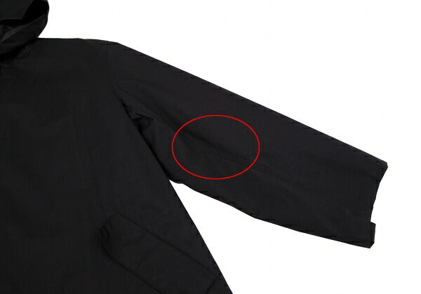 Y's for men Rubber Bonded Hooded Coat Black Size L