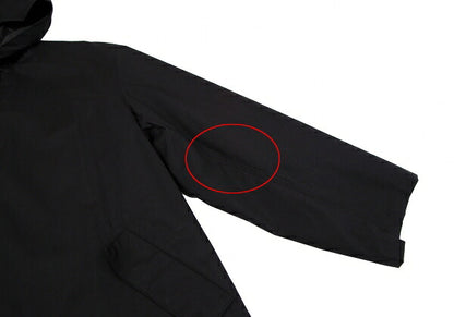 Y's for men Rubber Bonded Hooded Coat Black Size L