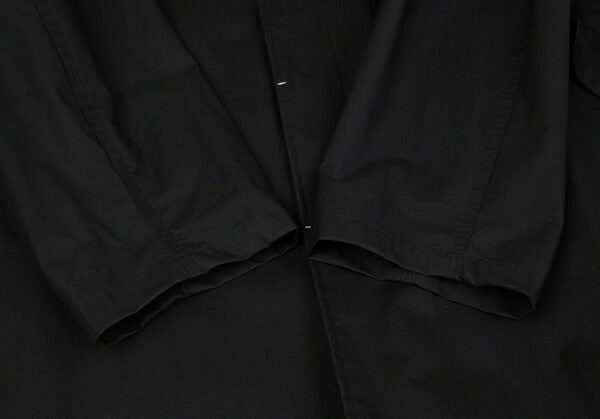 Y's for men Rubber Bonded Hooded Coat Black Size L