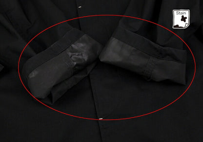 Y's for men Rubber Bonded Hooded Coat Black Size L