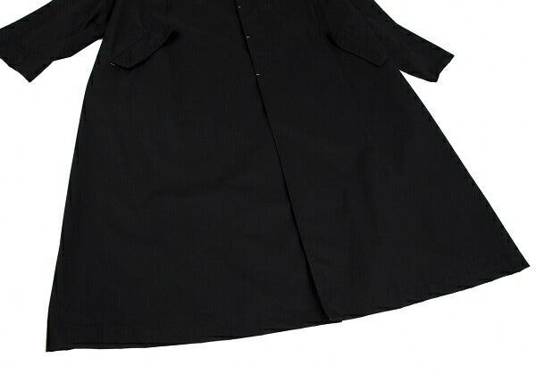 Y's for men Rubber Bonded Hooded Coat Black Size L