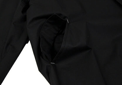 Y's for men Rubber Bonded Hooded Coat Black Size L