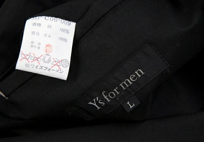 Y's for men Rubber Bonded Hooded Coat Black Size L