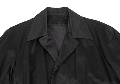 Y's for men Cotton Fleece-Lined Coat Charcoal Black Size S
