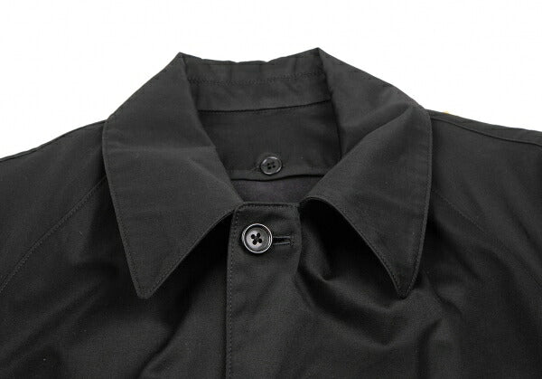 Y's for men Cotton Fleece-Lined Coat Charcoal Black Size S