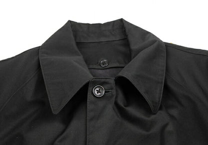 Y's for men Cotton Fleece-Lined Coat Charcoal Black Size S