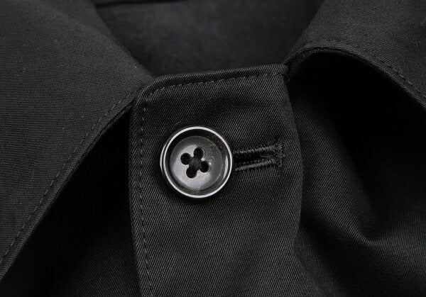Y's for men Cotton Fleece-Lined Coat Charcoal Black Size S