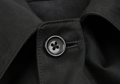 Y's for men Cotton Fleece-Lined Coat Charcoal Black Size S