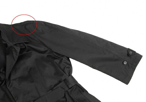 Y's for men Cotton Fleece-Lined Coat Charcoal Black Size S