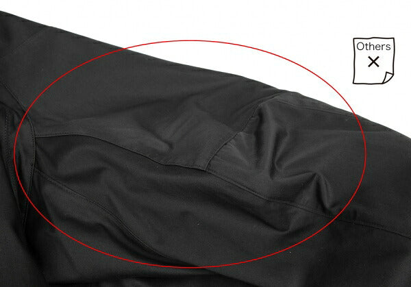 Y's for men Cotton Fleece-Lined Coat Charcoal Black Size S