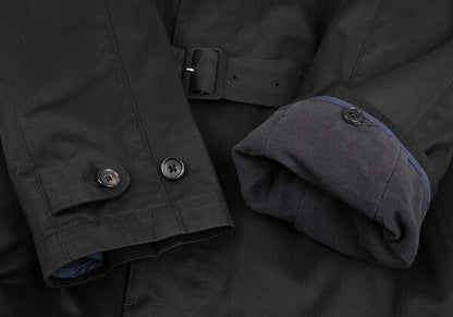 Y's for men Cotton Fleece-Lined Coat Charcoal Black Size S