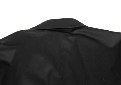 Y's for men Cotton Fleece-Lined Coat Charcoal Black Size S
