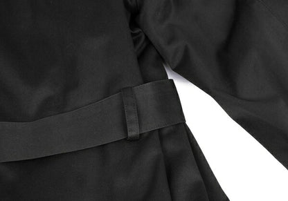 Y's for men Cotton Fleece-Lined Coat Charcoal Black Size S