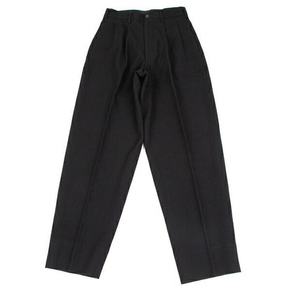 Y's for men Old Gabardine Two-Pleat Pants Black Size S