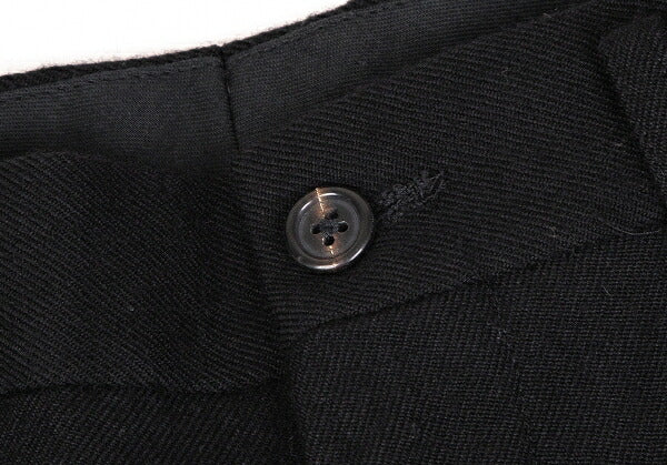 Y's for men Old Gabardine Two-Pleat Pants Black Size S