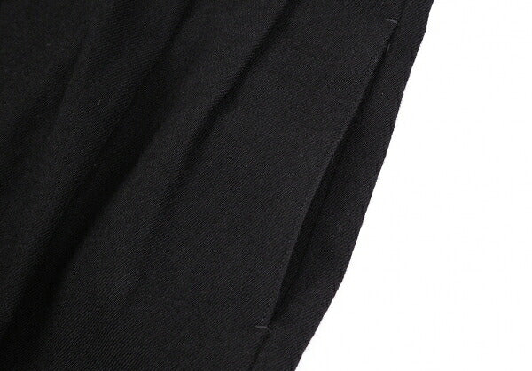 Y's for men Old Gabardine Two-Pleat Pants Black Size S