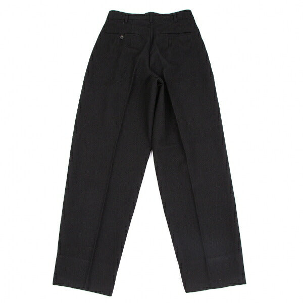 Y's for men Old Gabardine Two-Pleat Pants Black Size S