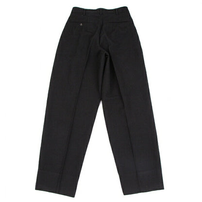 Y's for men Old Gabardine Two-Pleat Pants Black Size S