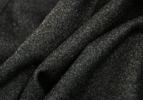 Y's for men Flannel Wool Pleated Pants Charcoal Green Size S