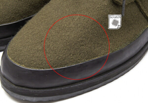 Y's for men Felt Chukka Boots Khaki Size 26cm
