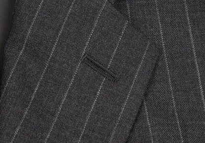 COMME des GARCONS HOMME DEUX Wool Stripe Jacket Gray Size M