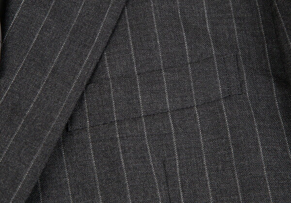 COMME des GARCONS HOMME DEUX Wool Stripe Jacket Gray Size M