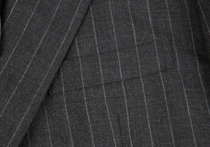 COMME des GARCONS HOMME DEUX Wool Stripe Jacket Gray Size M