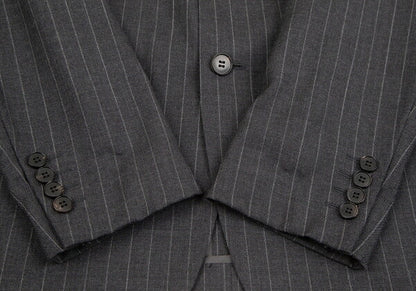 COMME des GARCONS HOMME DEUX Wool Stripe Jacket Gray Size M