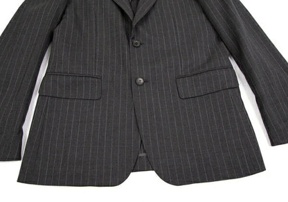 COMME des GARCONS HOMME DEUX Wool Stripe Jacket Gray Size M