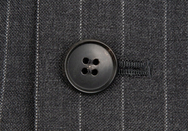 COMME des GARCONS HOMME DEUX Wool Stripe Jacket Gray Size M