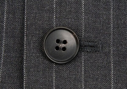 COMME des GARCONS HOMME DEUX Wool Stripe Jacket Gray Size M