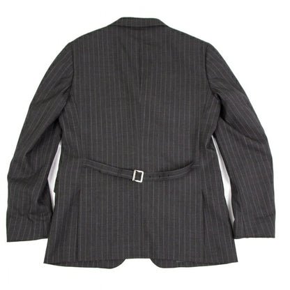 COMME des GARCONS HOMME DEUX Wool Stripe Jacket Gray Size M
