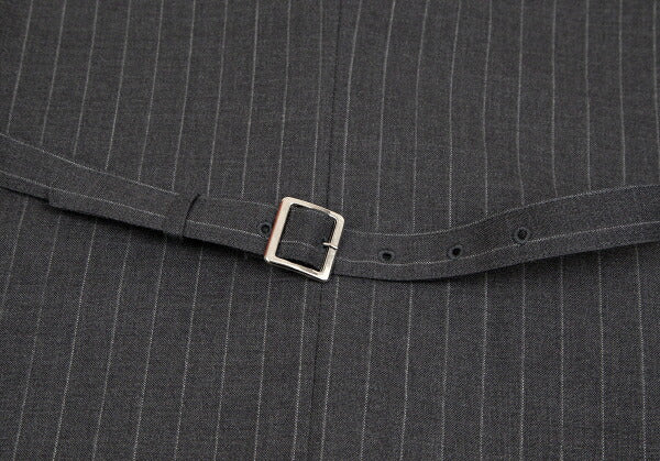 COMME des GARCONS HOMME DEUX Wool Stripe Jacket Gray Size M