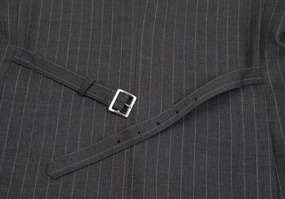 COMME des GARCONS HOMME DEUX Wool Stripe Jacket Gray Size M