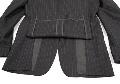 COMME des GARCONS HOMME DEUX Wool Stripe Jacket Gray Size M